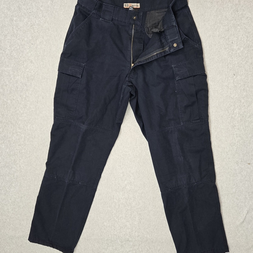 5.11 Tactical Men Pants L Navy Cargo TDU Ripstop Utility Workwear